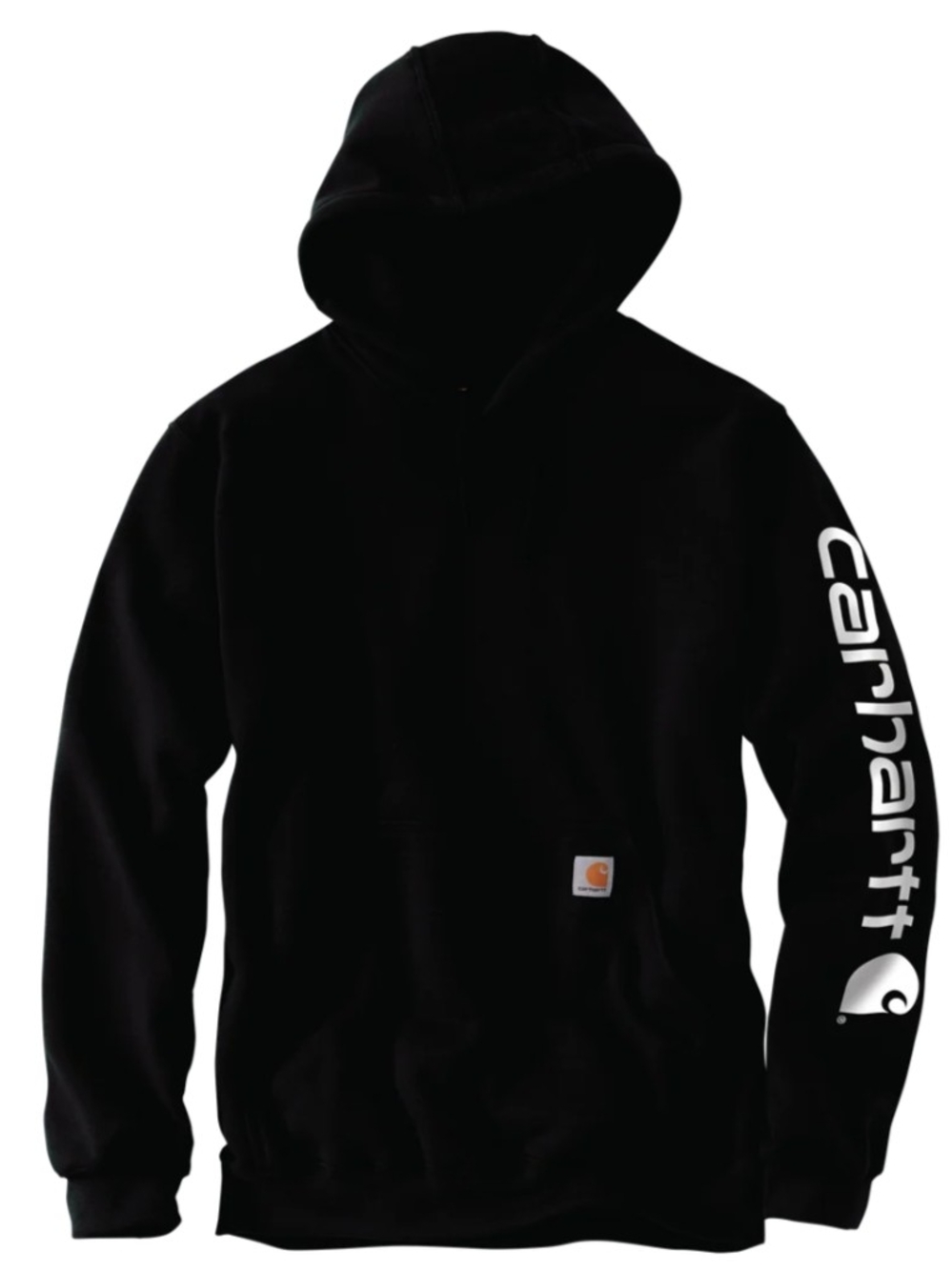 CARHARTT MIDWEIGHT HOODED LOGO SWEATSHIRT K288 Size M NWOT MSRP $59.99